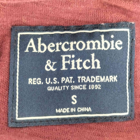 アバクロンビーアンドフィッチ Abercrombie & Fitch アーチ ロゴ S/S クルーネック Tシャツ メンズ JPN:S