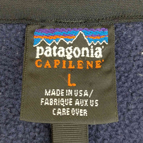 パタゴニア patagonia 1996 CAPILENE USA製 半袖 ハーフジップ フリース メンズ import:L