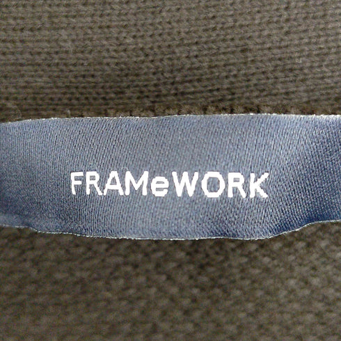 フレームワーク FRAMeWORK 22ss スエットライクニットベスト レディース