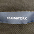 フレームワーク FRAMeWORK 22ss スエットライクニットベスト レディース