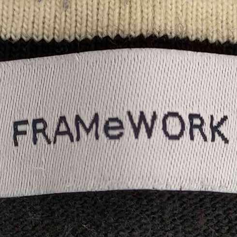 フレームワーク FRAMeWORK 21aw ヴィンテージライクボーダープルオーバー レディース
