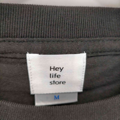 ヘイライフストア Hey life store space logo T shirt レディース JPN:M
