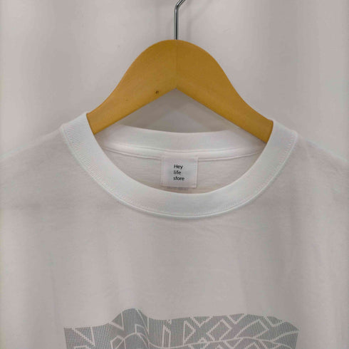 ヘイライフストア Hey life store space logo T shirt レディース import:XL