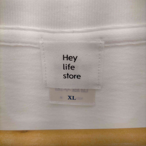 ヘイライフストア Hey life store space logo T shirt レディース import:XL