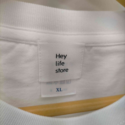 ヘイライフストア Hey life store space logo T shirt レディース import:XL