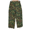 ユーエスアーミー U.S. ARMY 68年納入 TROUSERS CAMOUFLAGE POPLIN CLASS2 ERDL グリーンリーフ カモ ジャングルファティーグ メンズ SMALL REGULAR