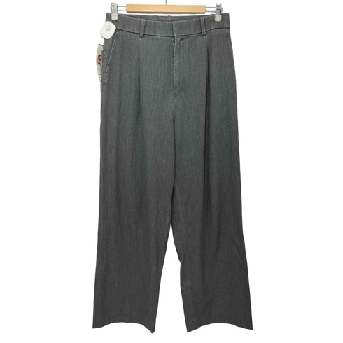 ユニクロ UNIQLO タックワイドパンツ レディース JPN:L