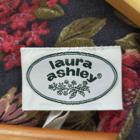 ローラアシュレイ LAURA ASHLEY 花柄 ロングフレアワンピース レディース 7