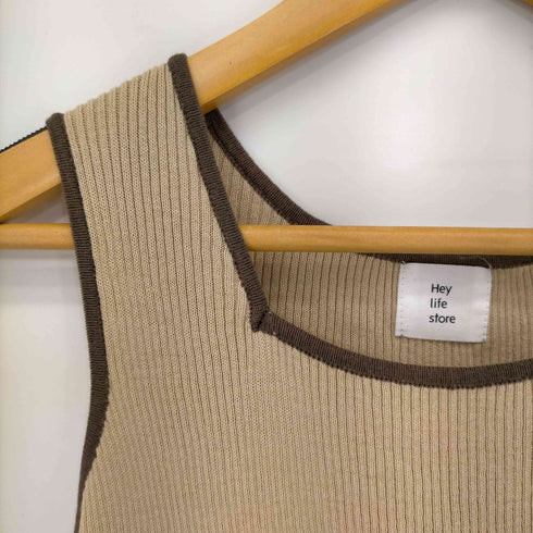 ヘイライフストア Hey life store no sleeve knit long one piece レディース FREE