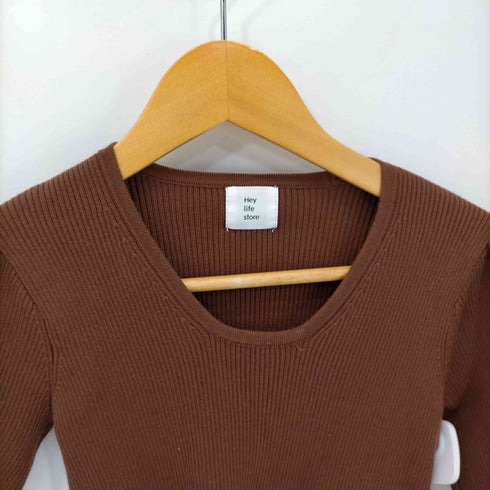 ヘイライフストア Hey life store rib tops レディース FREE