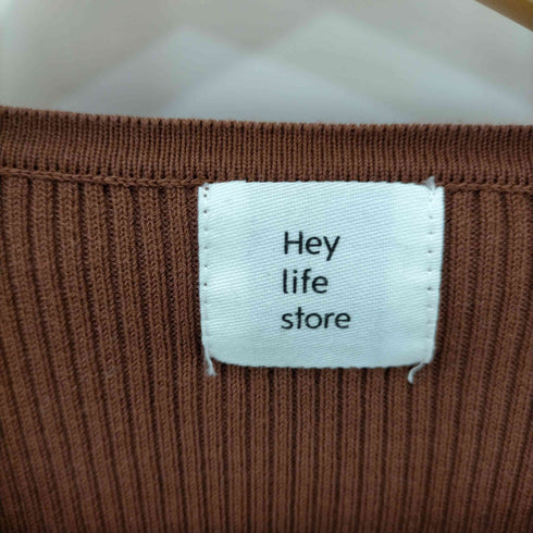 ヘイライフストア Hey life store rib tops レディース FREE