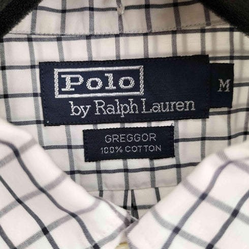 ポロバイラルフローレン Polo by RALPH LAUREN GREGGOR スモールポニー刺繍 BD S/S チェックシャツ メンズ import:M