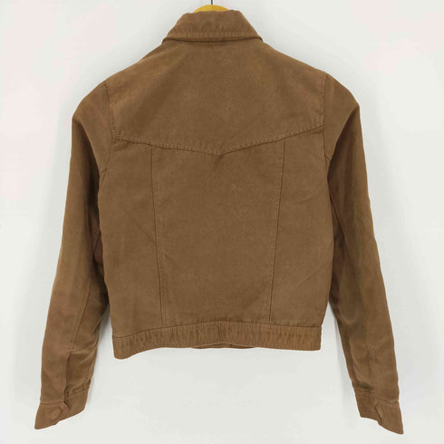 ホリスター Hollister スエードジャケット 編み込み レディース import:S