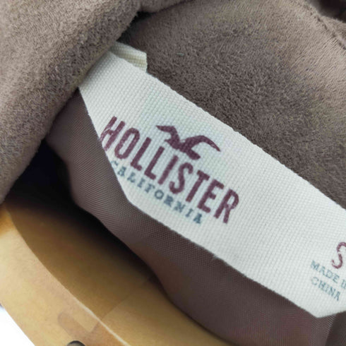 ホリスター Hollister スエードジャケット 編み込み レディース import:S