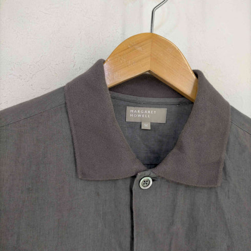 マーガレットハウエル MARGARET HOWELL HIGHDENSE LINEN SHIRTING メンズ JPN:M