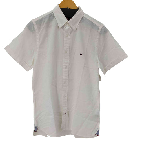 トミーヒルフィガー TOMMY HILFIGER コットンリネン S/S シャツ メンズ import:S