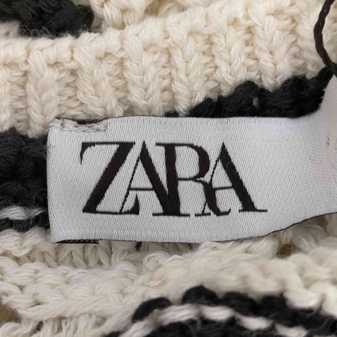 ザラ ZARA STRAPY LONG KNIT DRESS クロシェニットワンピース レディース import:S