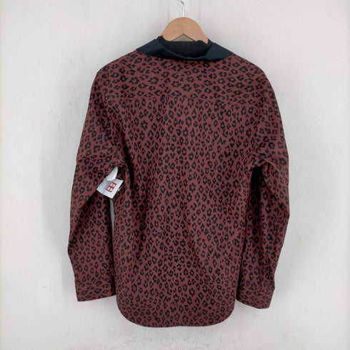 アーペーセー A.P.C. シルク混 レオパード オープンカラーシャツ メンズ JPN:M