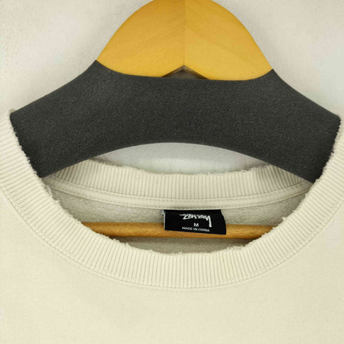 ステューシー Stussy フロントロゴ刺繍クルーネックスウェット メンズ import:M