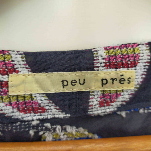 プープレ peu pres 気球 刺繍 ワンピース レディース FREE