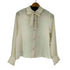 ザラ ZARA デザイン L/S ブラウス レディース import:XS