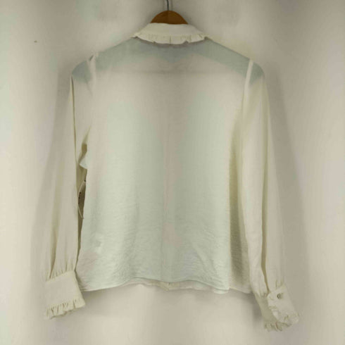 ザラ ZARA デザイン L/S ブラウス レディース import:XS