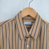 ドリスヴァンノッテン DRIES VAN NOTEN BLUE STRIPED BEIGE BUTTONED SHIRT メンズ JPN:46