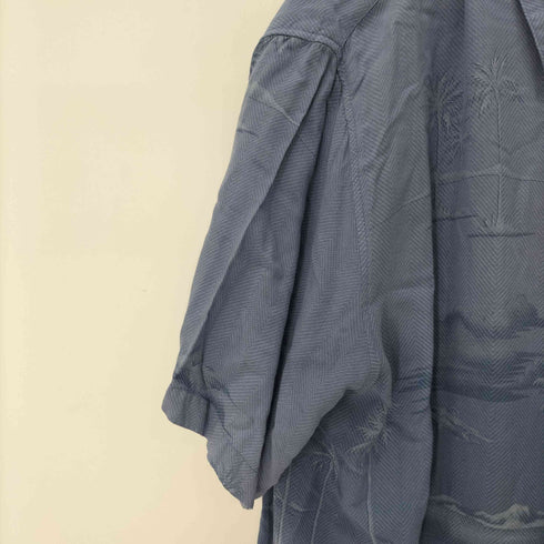 クラフトアンドバロー Croft&Barrow レーヨンアロハシャツ メンズ JPN:XL