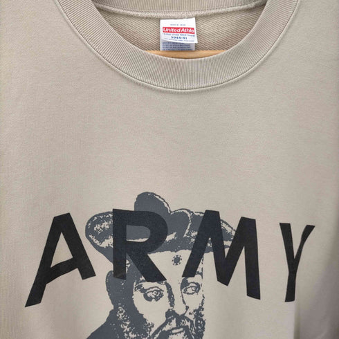 ユナイテッドアスレ UNITED ATHLE レトロブティックことりオリジナル ARMYノストラダムス スウェット メンズ JPN:XL