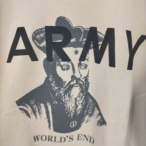 ユナイテッドアスレ UNITED ATHLE レトロブティックことりオリジナル ARMYノストラダムス スウェット メンズ JPN:XL