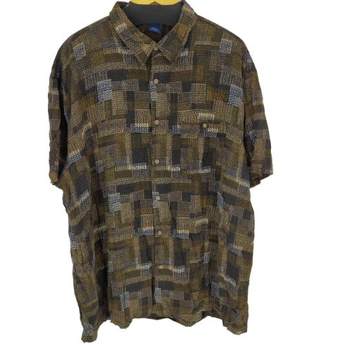 XXXL 3XL レーヨンシャツ S/S メンズ 3XL