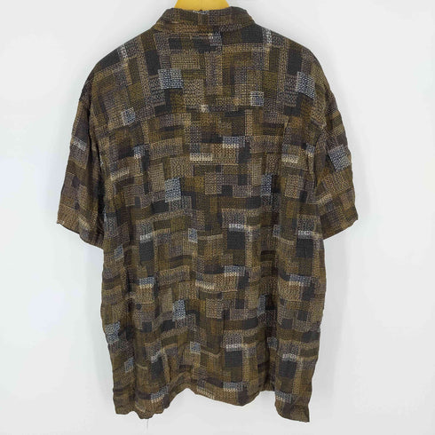 XXXL 3XL レーヨンシャツ S/S メンズ 3XL