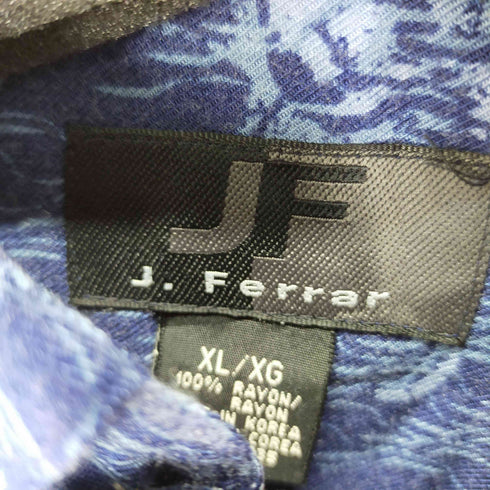 J.Ferrar 総柄レーヨンシャツ アロハ メンズ JPN:XL