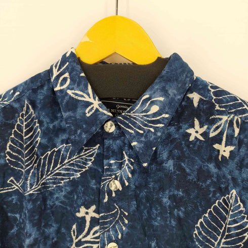リーフ柄 アロハ シャツ メンズ JPN:XL