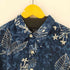 リーフ柄 アロハ シャツ メンズ JPN:XL
