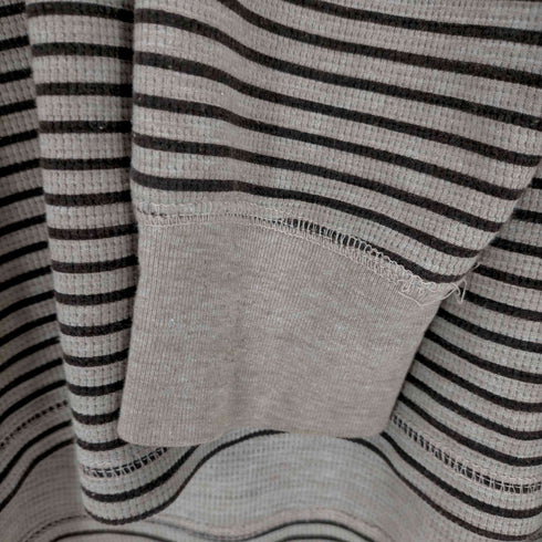 チャップス CHAPS L/S ボーダーワッフル地クルーネックTシャツ メンズ JPN:XL