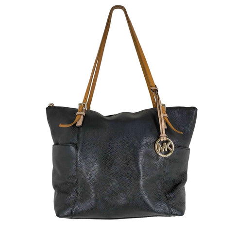 マイケルコース Michael Kors MKチャーム レザートートバッグ レディース