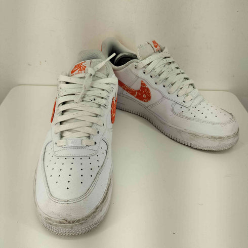 ナイキ NIKE WMNS Air Force 1 Low '07 Essential Orange Paisley メンズ JPN:28
