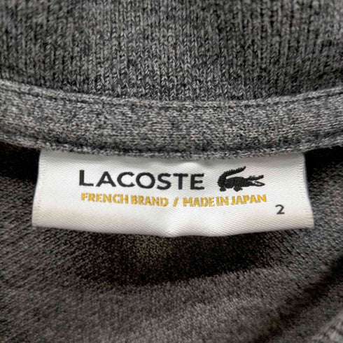 ラコステ LACOSTE ワッペン 半袖ポロシャツ メンズ JPN:2