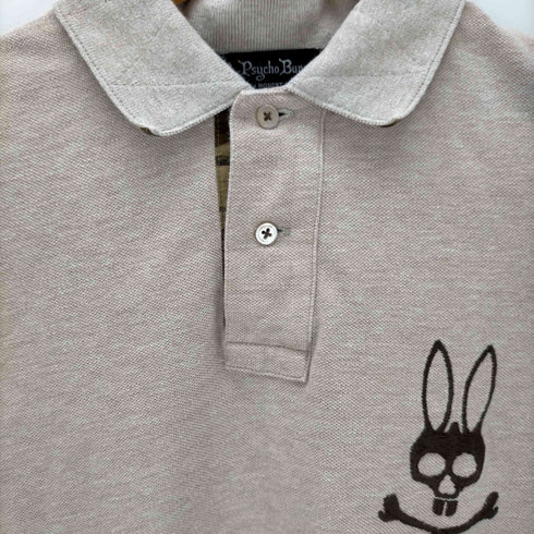 サイコバニー Psycho Bunny 刺繍 迷彩柄 半袖ポロシャツ メンズ