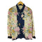 SANMARJNO 花柄 金ボタン L/S シルク シャツ レディース JPN:9号