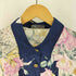 SANMARJNO 花柄 金ボタン L/S シルク シャツ レディース JPN:9号