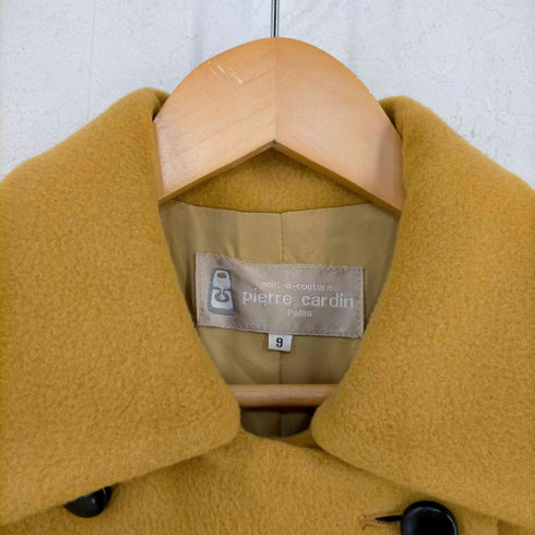 ピエールカルダン pierre cardin カシミヤ混 ダブルボタン ウールコート レディース JPN:9号
