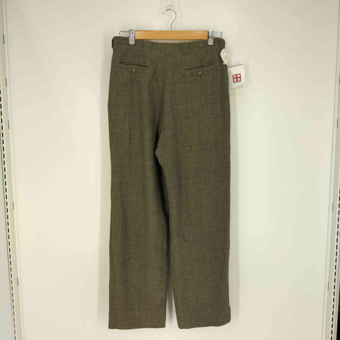 ジョルジオアルマーニ Giorgio Armani 80-90s イタリア製 ミックスカラー ネップ ウールレーヨン 1タックスラックス メンズ 38