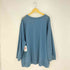 ROAMAN'S 刺繍サイドレースライン 前V クルーネックスウェット メンズ 30/32 3X