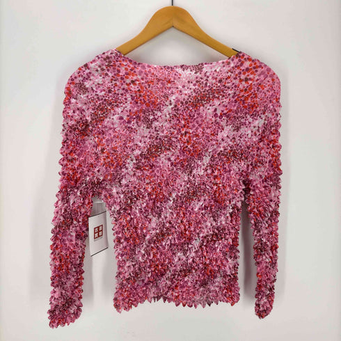 L/S 総柄ポップコーントップス レディース