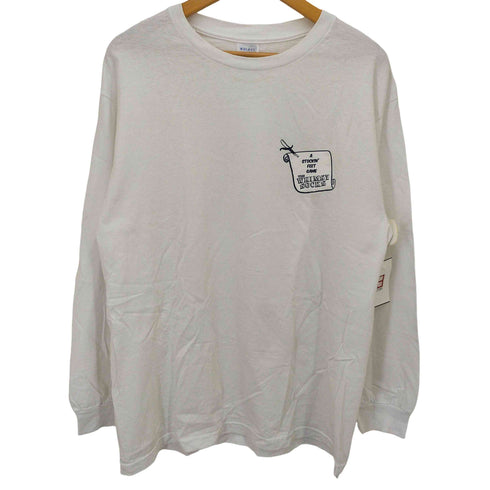 ウィムジー WHIMSY ロングスリーブ クルーネック プリントTシャツ メンズ import:L