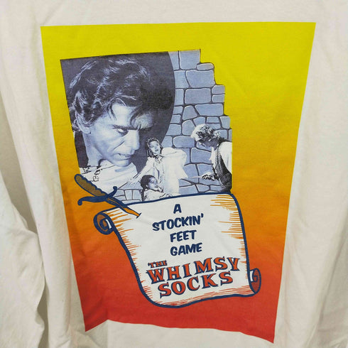 ウィムジー WHIMSY ロングスリーブ クルーネック プリントTシャツ メンズ import:L