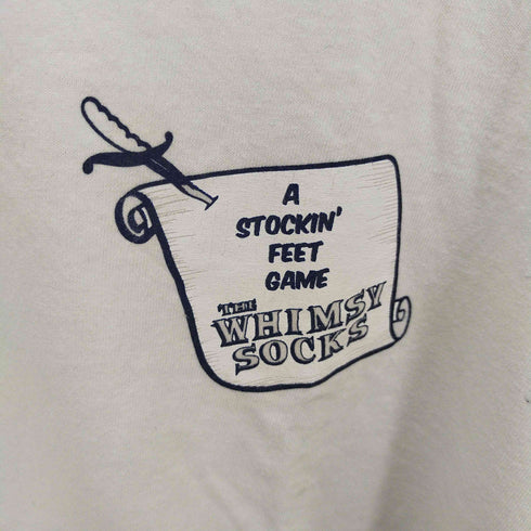 ウィムジー WHIMSY ロングスリーブ クルーネック プリントTシャツ メンズ import:L