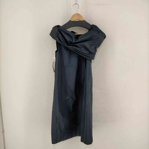 ジルサンダー JIL SANDER イタリア製 シルク混 ドレープワンピース レディース